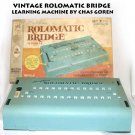 VINTAGE Rolomatic Bridge LEARNING MACHINE BY CHAS GOREN Set 1 Beginners MB 1969