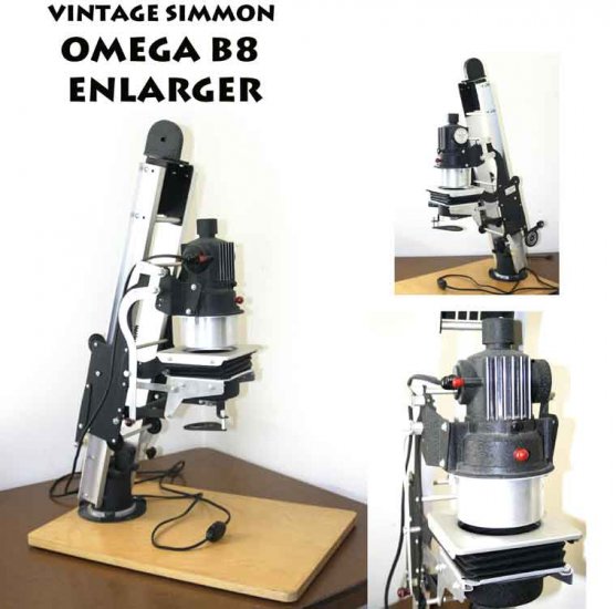 ! SOLD ! VINTAGE OMEGA B8 ENLARGER SIMMON BROS