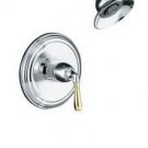 Kohler K-T395-4-CB Kohler Tub & Shower Faucet Trim Kit Finish: Polished Chrome/Polished Brass