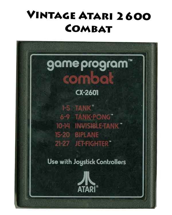 Vintage Atari 2600 Combat by Atari Cartridge