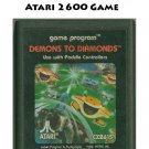 Atari 2600 Game - DEMONS TO DIAMONDS  1982 Version in Red Box CX2615