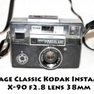 Vintage Classic Kodak Instamatic X-90 f2.8 lens 38mm