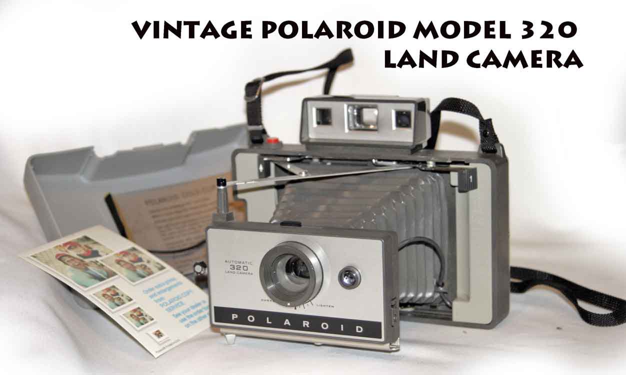 !SOLD! VINTAGE POLAROID MODEL 320 LAND CAMERA IN VERY GOOD CONDITION