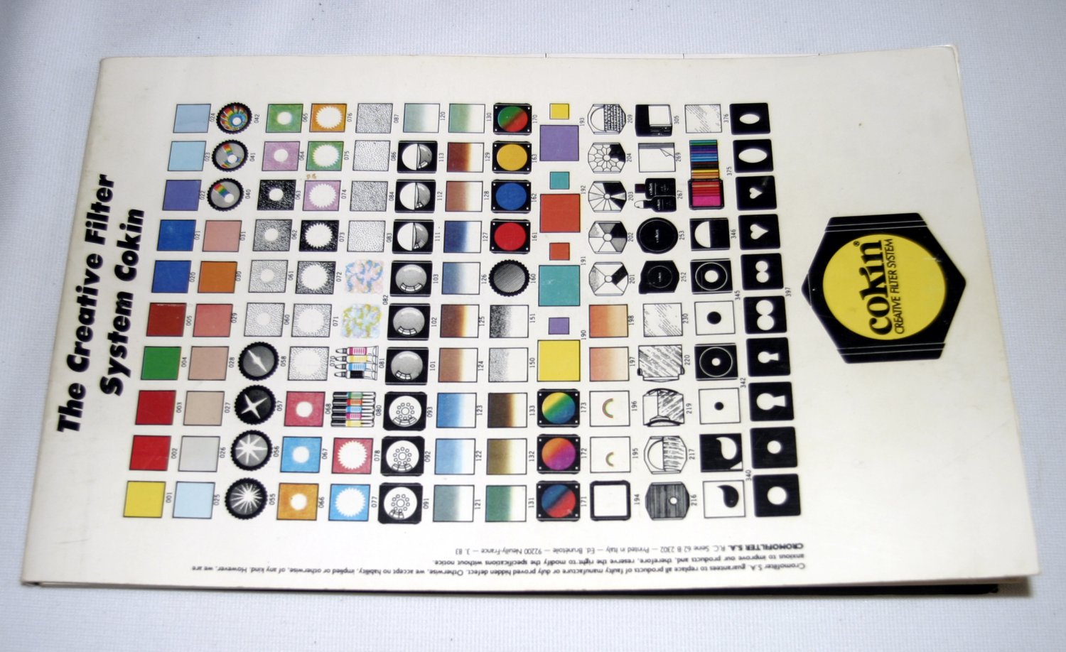 !SOLD! Vintage Cokin Filters Guide Illustrated Brochure guide book 106