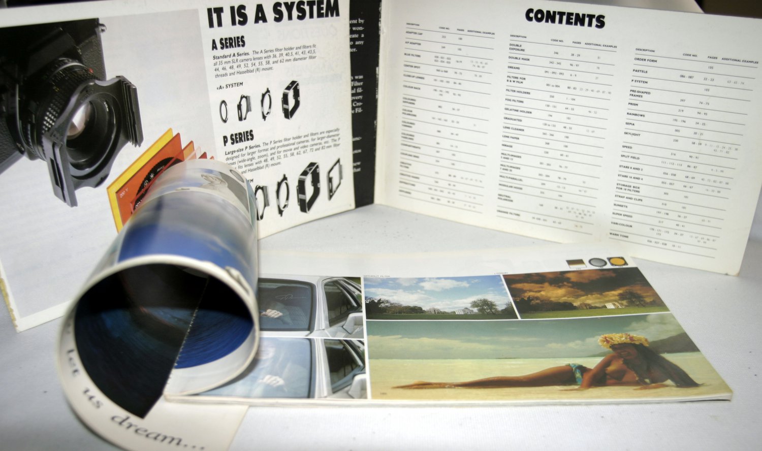 !SOLD! Vintage Cokin Filters Guide Illustrated Brochure guide book 106