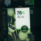 SEALED hp 78xl ink cartridge Tri-color Value Pack 2x More Pages EXP May 2014