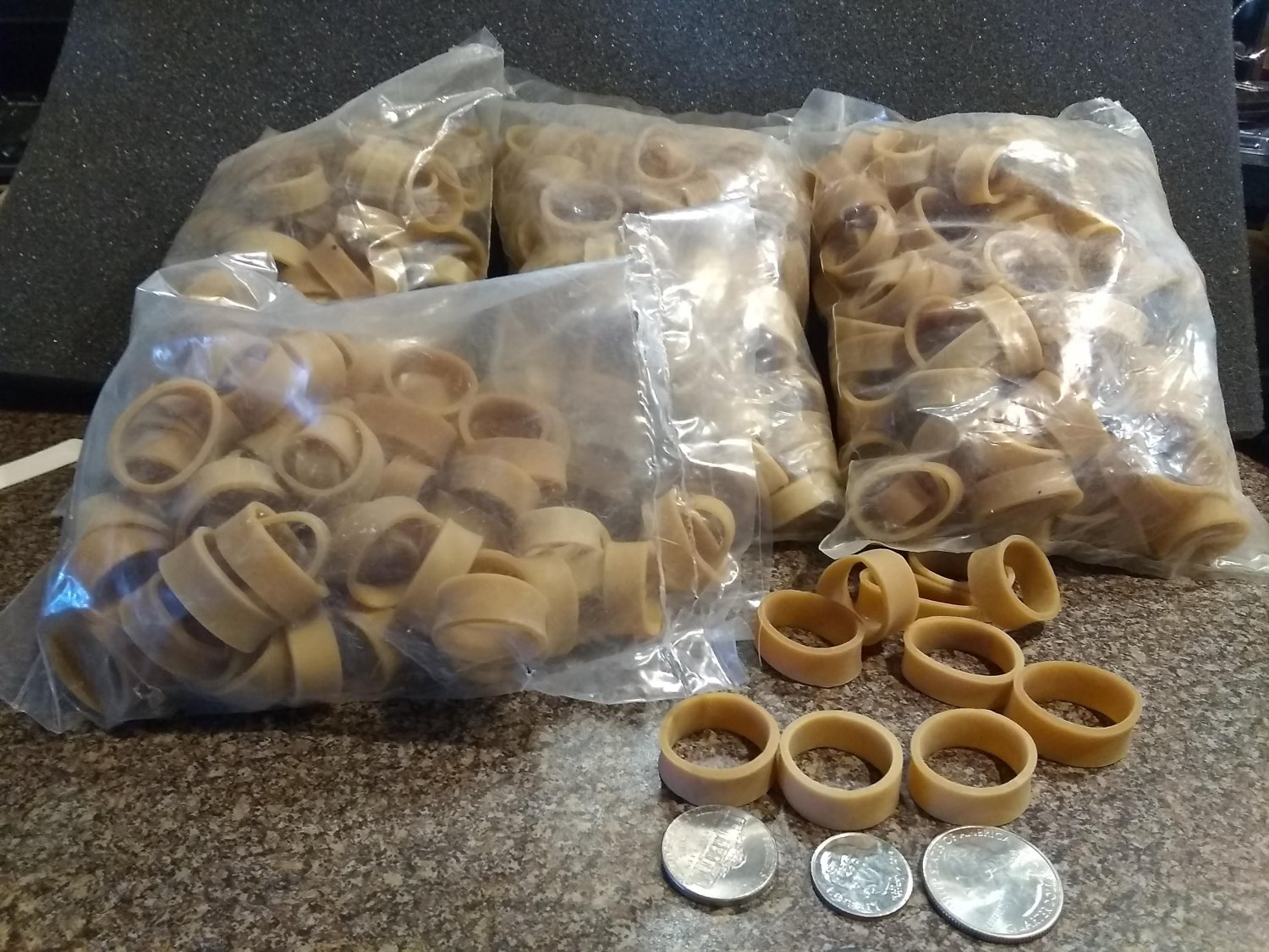 Parachute Rubber Bands for Military and Sport Skydiving Gear 1 lb