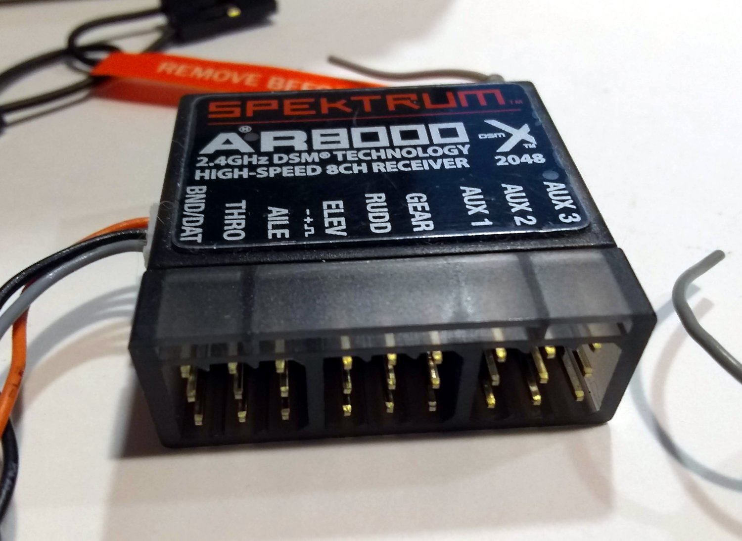 2.4GHz AR8000 8 Channel Receiver For Spektrum JR DX7s DX8 DX9 DX18