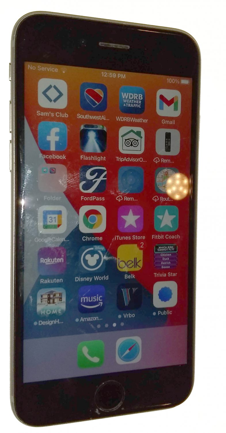 Apple iPhone 6s - 32GB - A1633  with waterprof case