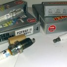 Set of 4 NGK Laser Platinum PZFR6F11 3271 Spark Plugs and set of 4 V-POWER