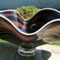 Spun Gallery Art Hand Blown Glass Bowl 2010-163