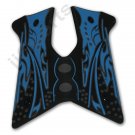 XP8997A-BU Tippmann 98 Spyder Paintball Gun 3D Textured Rubber Wrap Around 45 Grips BLACK BLUE