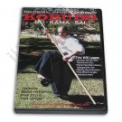 VD6005A  Kobudo Bo staff Kama Sai DVD Karate Weapons Frank Gaviola Brian Ricci jo sickle