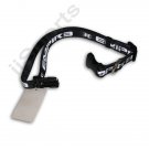 YZ2012A Empire 'Big Dog' Deluxe Black 1" Snap Buckle Wide Web Dog Collar 15" - 28" neck