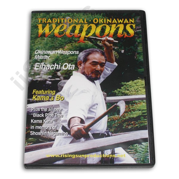VD6798A Traditional Okinawan Weapons Kama Bo staff Training DVD Eihachi Ota karate budo