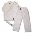 UJ0001A White Single Weave Judo Jiu Jitsu Grappling Uniform Gi #1 XXS Child 14-16 New!