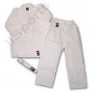 UJ0002A White SINGLE Weave Judo Jiu Jitsu Grappling Uniform Gi #2 MMA Adult XS Small New