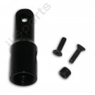XP8183A-AB BLACK Paintball Gun Angled Bottomline Cradle CO2 HPA Gas Tank Bottle Adapter ASA