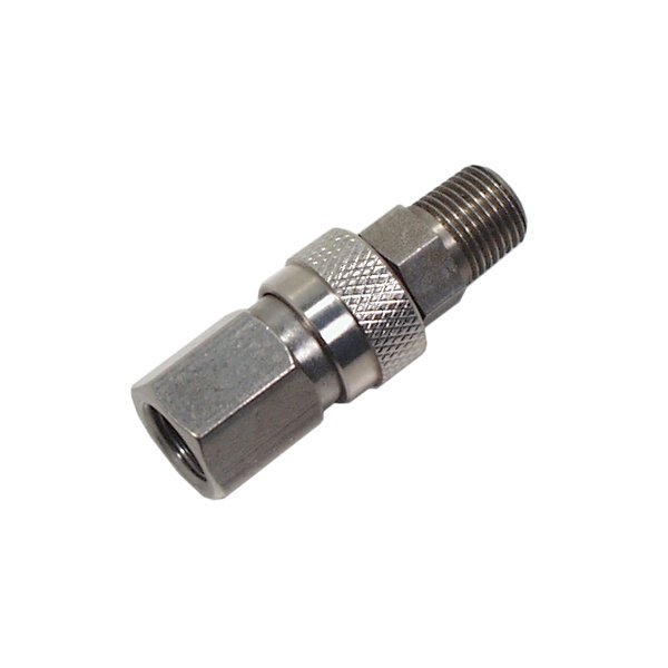 XP5049AS Stainless Steel 1/8" NPT Gas Hose Quick Disconnect Set CO2