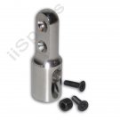 XP8183A-C CHROME Paintball Gun 2-hole Bottomline Cradle CO2 HPA Gas Tank Bottle Adapter ASA