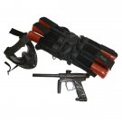 XP7810P-BB D3S Electronic Spool Valve Paintball Gun Set BLACK mini invert style $400 Value!