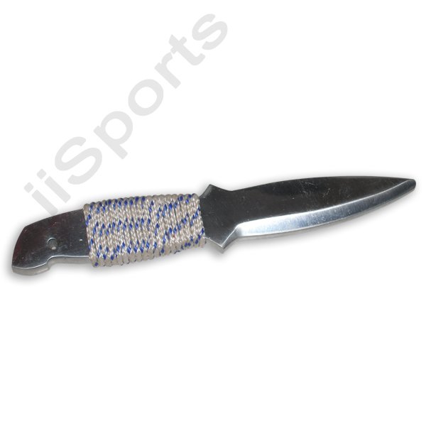 KO2590A  Aluminum Practice Filipino 8" Single Edge Training Knife Blade Trainer Kali Escrima