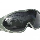 YG0001A-CAM  GXG Deluxe Airsoft Goggles Digital Camouflage Frames + Smoke Polycarbonate Lens
