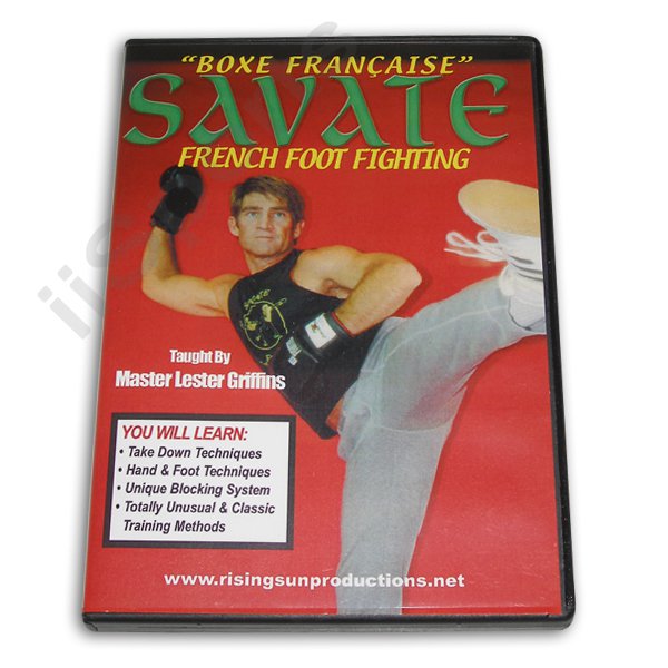VD6847A  Savate French Foot Fighting kickboxing block kicks DVD Lester Griffins RS63