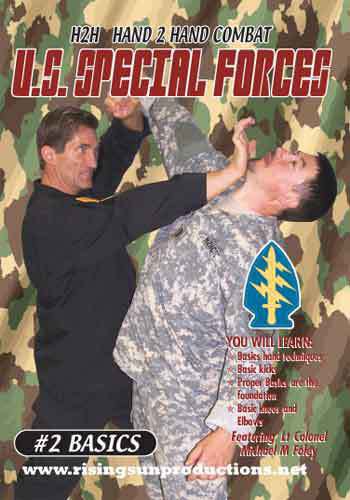 VD7130A US Special Forces H2H Basics Self Defense DVD Foley military combat army