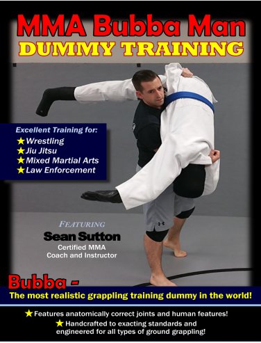 VT1501A Sutton MMA Bubba Grappling Man Dummy Training DVD jiu jitsu judo wrestling