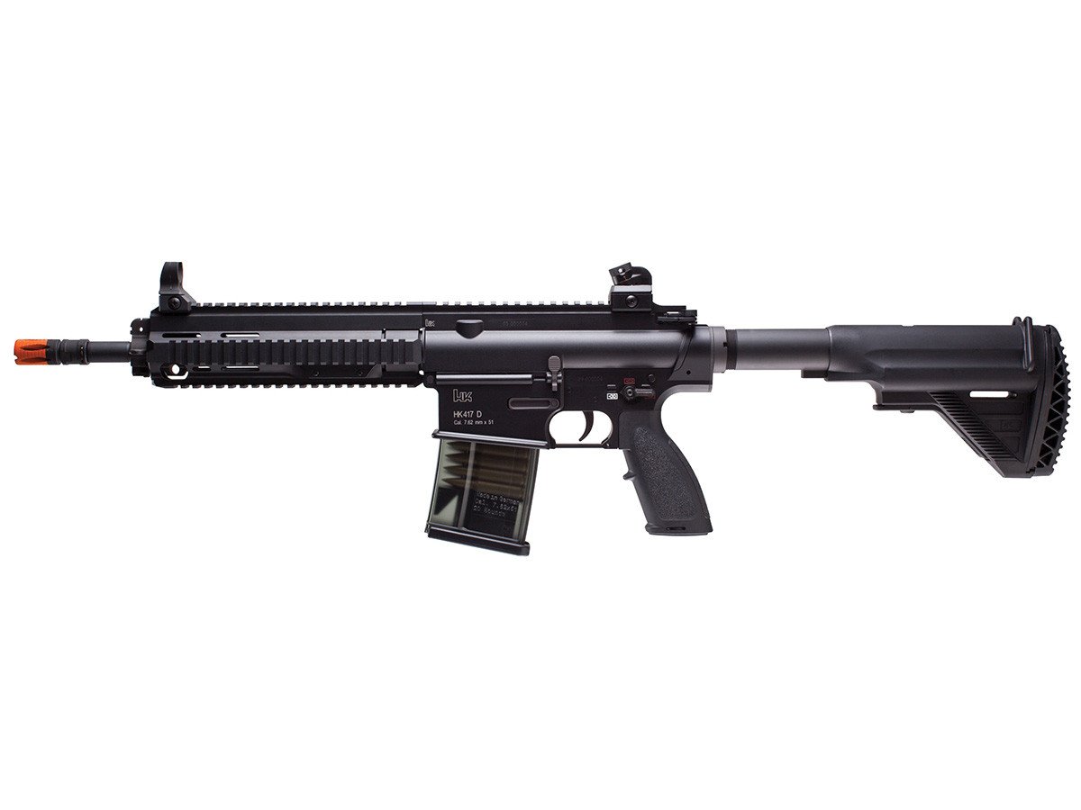 XA5011C T4E Airsoft HK 417 AEG Assault Rifle Black Elite Heckler & ...