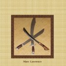 BO1999A  Combat Machete Blade Weapon Book Marc Lawrence