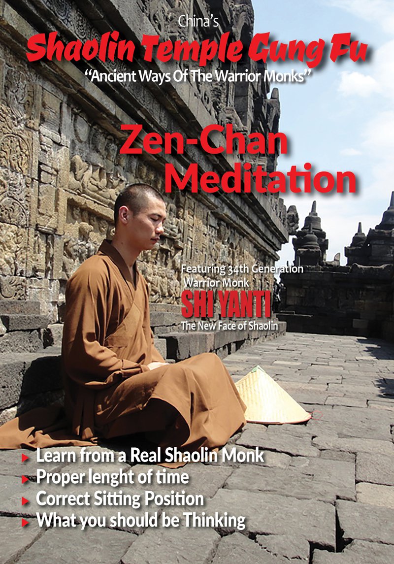 VD9041A  China Shaolin Temple Gung Fu #5 Zen Chan Meditation DVD Yanti mind control power