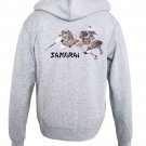 AT2025A Samurai Sword vs Naginata Battle Hoodie Gray 2XL 10-color martial arts print! AT2025A Samurai Sword vs Naginata Battle Hoodie Gray 2XL 10-color martial arts print!