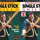 VD5148P  2 DVD Set Lameco Eskrima Essential Single Stick Skills Martial Arts Edgar Sulite