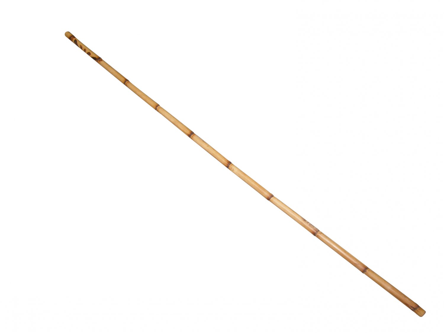 WF0380A 9' Kung Fu Combat Long Pole Staff Raw Skin Rattan 108" bo