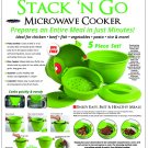 YK0045A  Stack N Go Microwave Cooker 5 piece Stackable Set