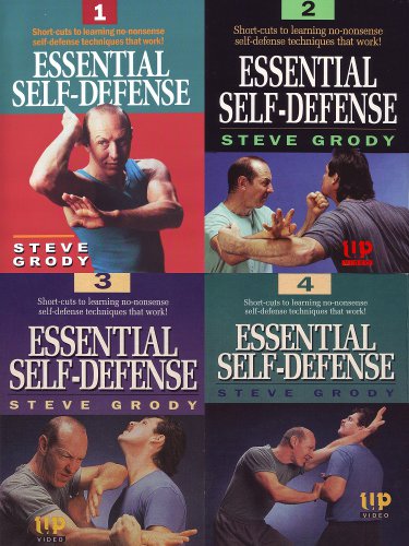 VD5199P  4 DVD SET Essential Self-Defense by Steve Grody mma filipino martial arts kali
