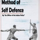 BO1989A  Indian Police Walking Stick Method of Self Defense book cane stickfighting