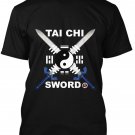 AT1600A-3XL Tai Chi Sword T-Shirt Black tee chinese shaolin martial arts kung fu AT1600A-3XL Tai Chi Sword T-Shirt Black tee chinese shaolin martial arts kung fu