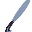 WF4035A-BAR  Filipino Kali Arnis Escrima Eskrima Composite Practice Barong Training Sword GREY