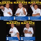 VD5545P  5 DVD SET Fighting Karate Gosoku Ryu Weapons Street Self Defense Takayuki Kubota
