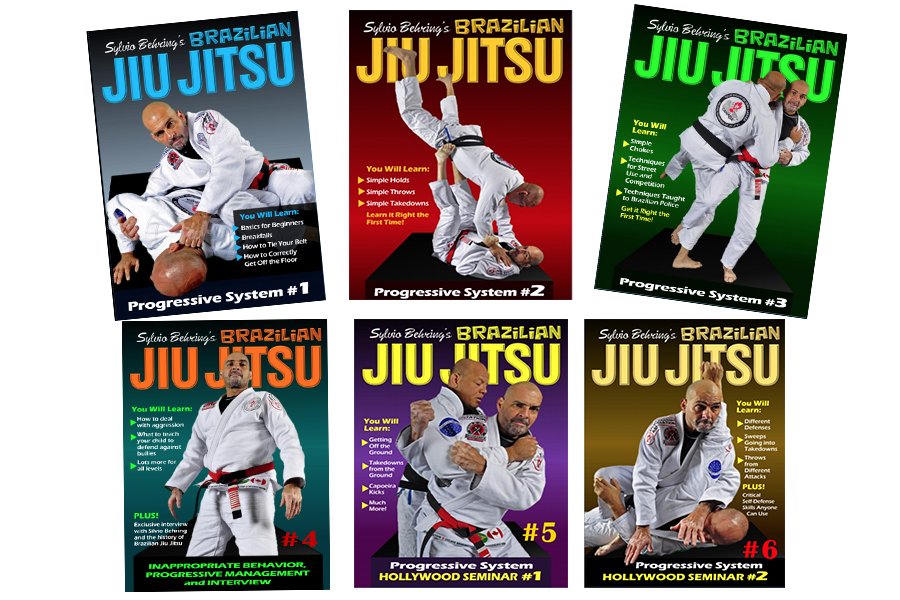 VD9203P  6 DVD Set Master Sylvio Behring Brazilian Jiu Jitsu Progressive Fighting System
