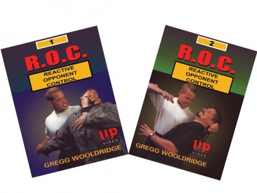 VD3142P  2 DVD Set R.O.C Reactive Opponent Control self defense fighting Gregg Wooldridge