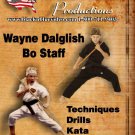 VO5342P  3 DVD Set Youth Tournament Karate Bo Staff Training Course - Wayne Dalglish