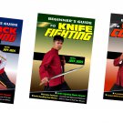 VD9342P  3 DVD Set Beginners Guide to Modern Martial Arts Stick Knife Unarmed- Jeff Jeds