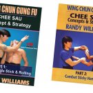 VD5237P  2 DVD Set Randy Williams Wing Chun Chee Sau Combat Sticky Hands Secrets