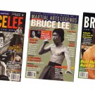 BZ0001A  3 Bruce Lee Jeet Kune Do Magazines: Martial Arts Legends 1/97 12/95 9/94 MINT!