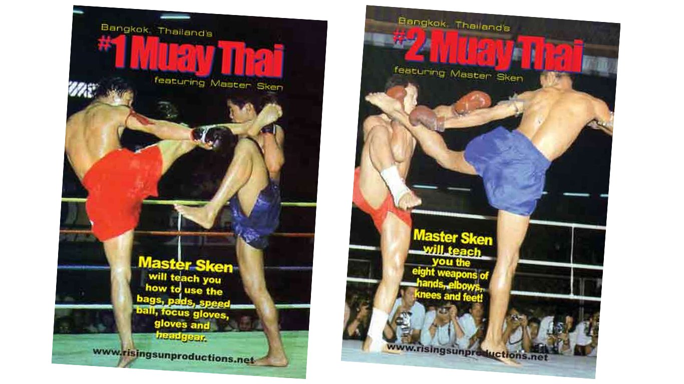 VD7074A Muay Thai Kickboxing Master Sken 2 DVD Set martial arts pads combos fighters