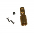 XP8183A-H  GOLD Paintball gun 2 Hole Bottomline Drop CO2 HPA Tank Adapter ASA duck bill